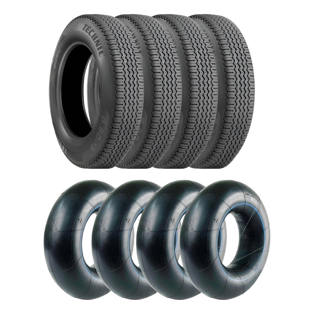 Kit 4 Pneus De Fusca Technic e Câmara Flexen a Preço de Custo - Envio rápido + NF