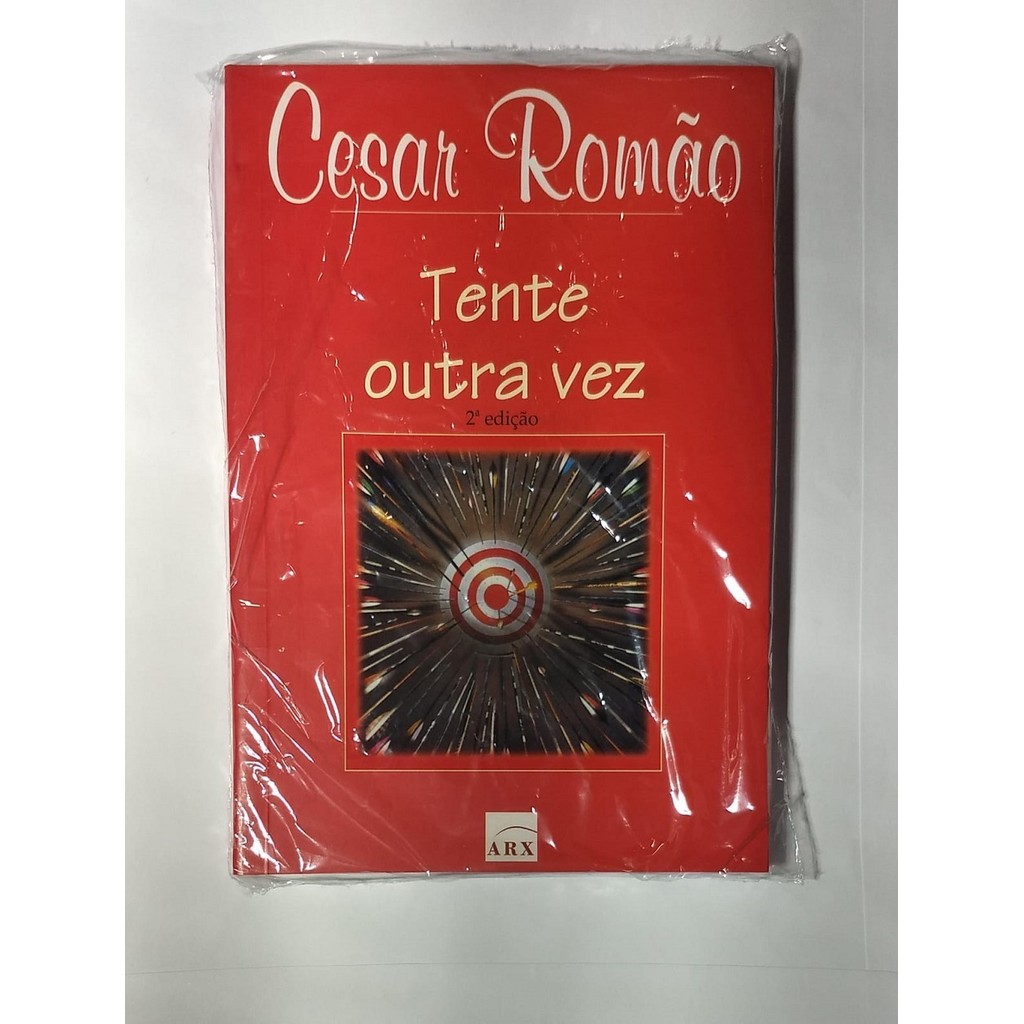 Livro Tente Outra Vez - Cesar Romão - novo lacrado - auto ajuda (aa-005)