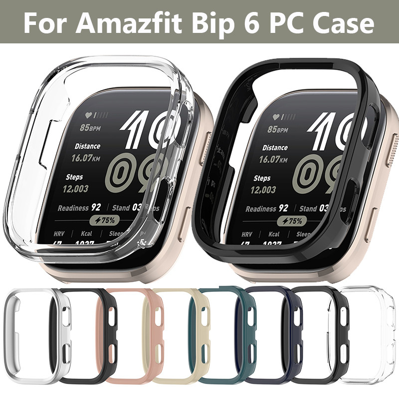 Capa Rígida Oca Para PC Huami Amazfit Bip 6 Protetora Bip6 Com Moldura De Relógio