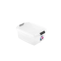 Caixa Organizadora Plástica Transparente 6L Flex Sanremo