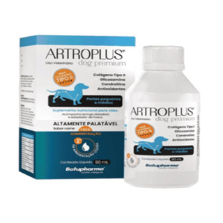 Colágeno Tipo II Artroplus Dog Premium Botupharma 90 Ml Sabor Carne Altamente Palatável em Oferta na Shopee