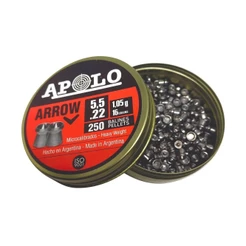 Chumbinho Premium Apolo Arrow 5.5mm 250un poder expansão