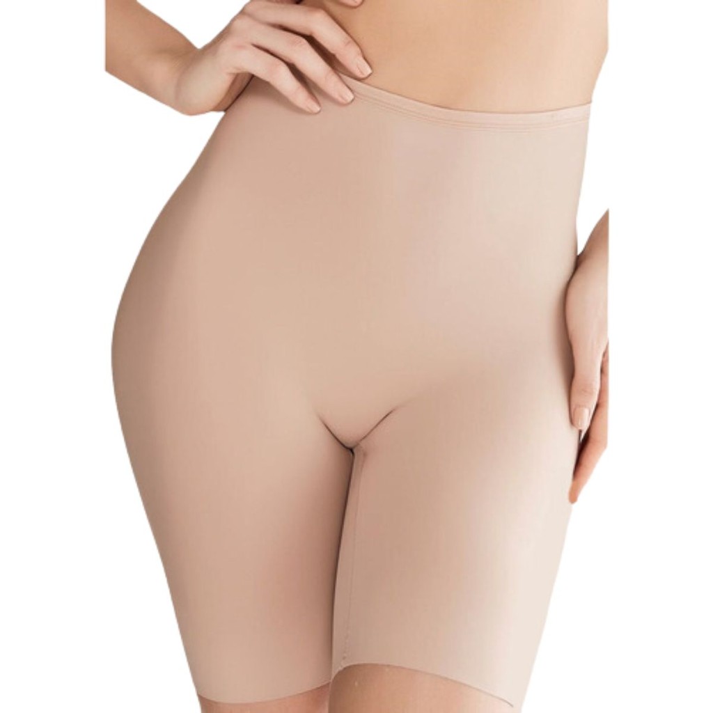 Kit 5 Bermuda Shape Control Triumph 24773 Plus Size Poliamida Corte A Laser
