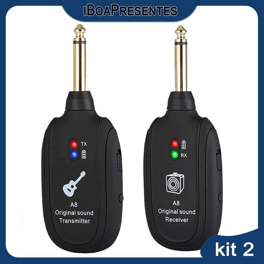 Transmissor Receptor P10 Sem Fio Para Guitarra Baixo Violão iBoa Presentes em Oferta na Shopee