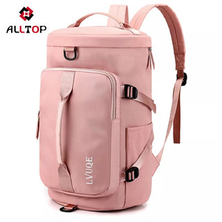 Mochila Bolsa De Viagem Academia Sport Com Bolso Impermeável Espaço Calçados Alça Lateral…