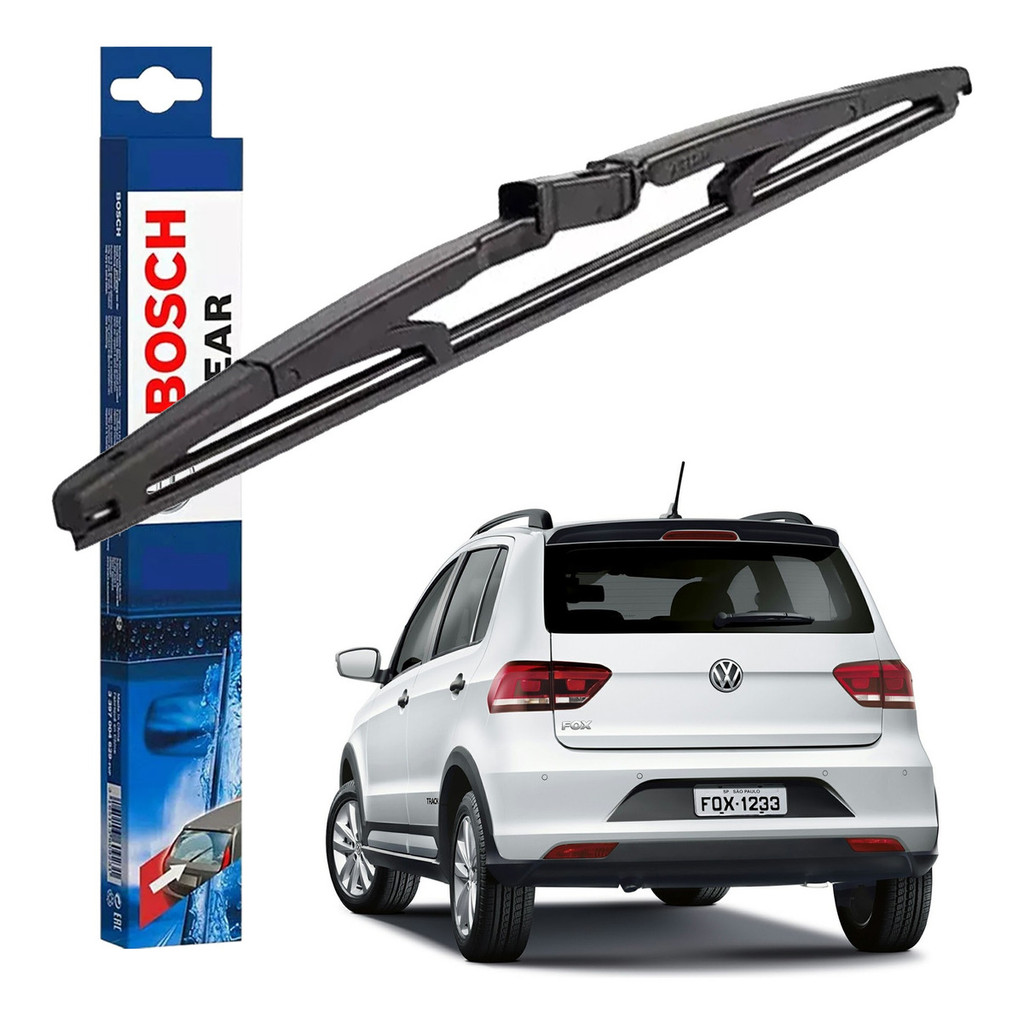 Palheta Traseira Limpador Vidro Vigia REAR Original Bosch Volkswagen Fox 2013 A 2018 em Oferta na Shopee