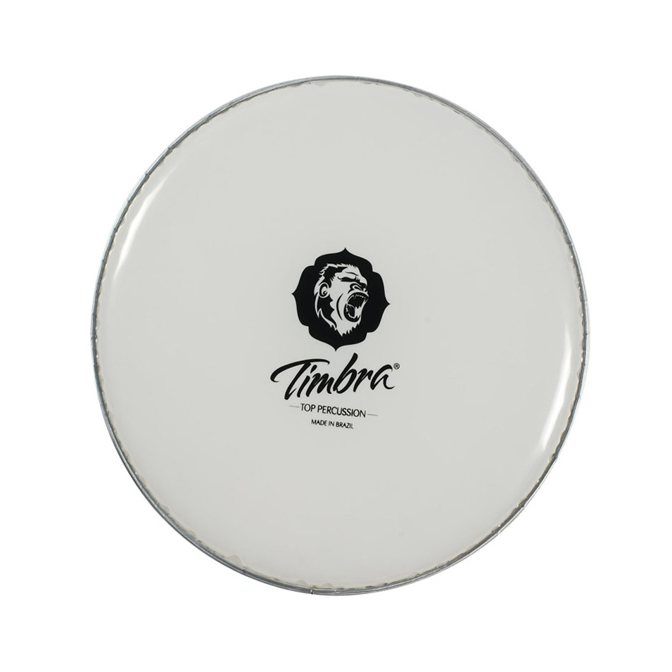 Pele 8" leitosa grossa nylon P3 Timbra bacurinha repinique pandeiro batedeira 250 microns