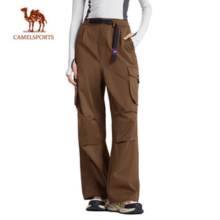 CAMEL SPORTS Macacão Retrô Americano Feminino Repelente De Água Casual Calça De Paraquedas De Perna Larga em Oferta na Shopee