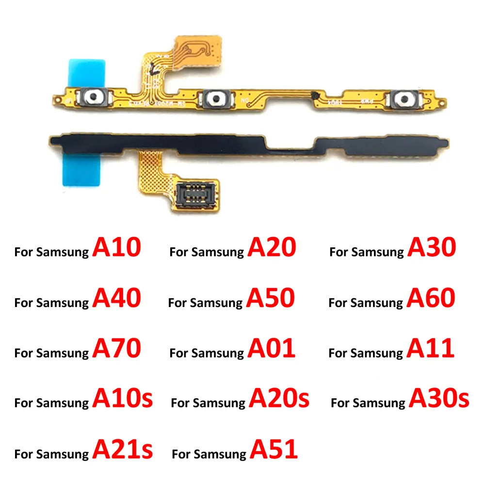 Flex Botão Power Volume Para Samsung A10 A20 A30 A40 A50 A70 A01 A11 A10s A20s A21s A30s A51 A21