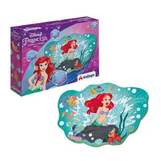 Jogo Quebra-Cabeça Infantil Ariel A Pequena Sereia Disney 60 Peças Xalingo - 19976 em Oferta na Shopee