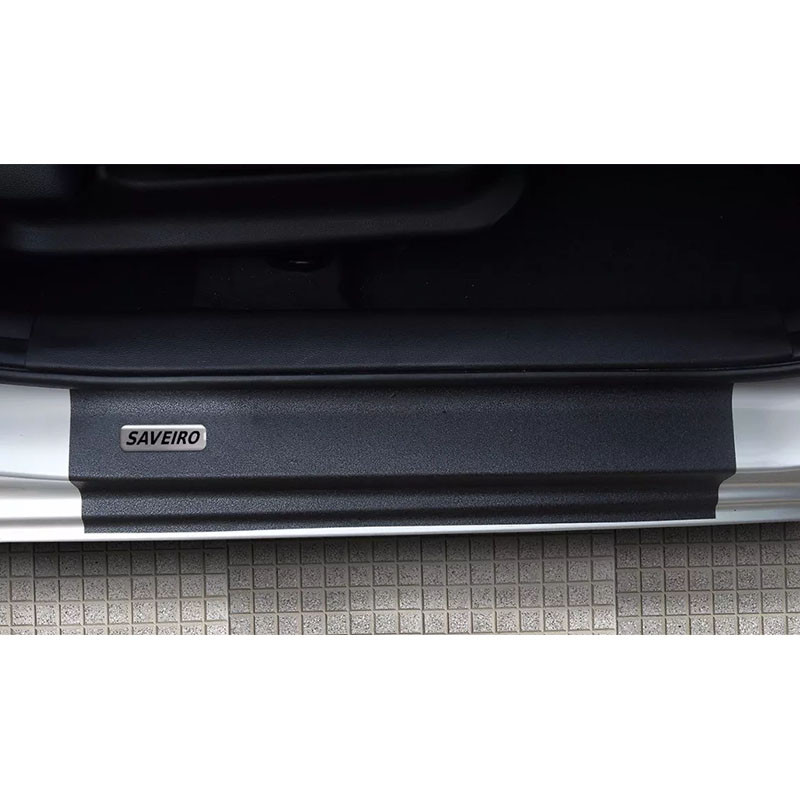 Kit Soleira da Porta Saveiro Resinado Com Black Over em Oferta na Shopee