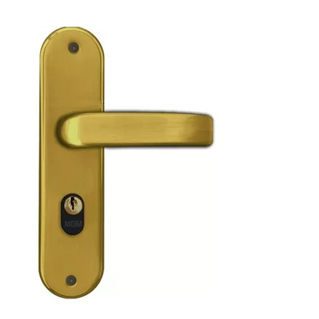 Fechadura Interna 40 Stilo Alavanca Bronze Latonado MGM