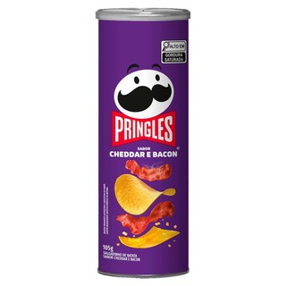 Batata Pringles Cheddar e Bacon 105g em Oferta na Shopee