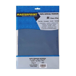 Papel Diplomata Liso Offset 120g 20 folhas Azul em Oferta na Shopee