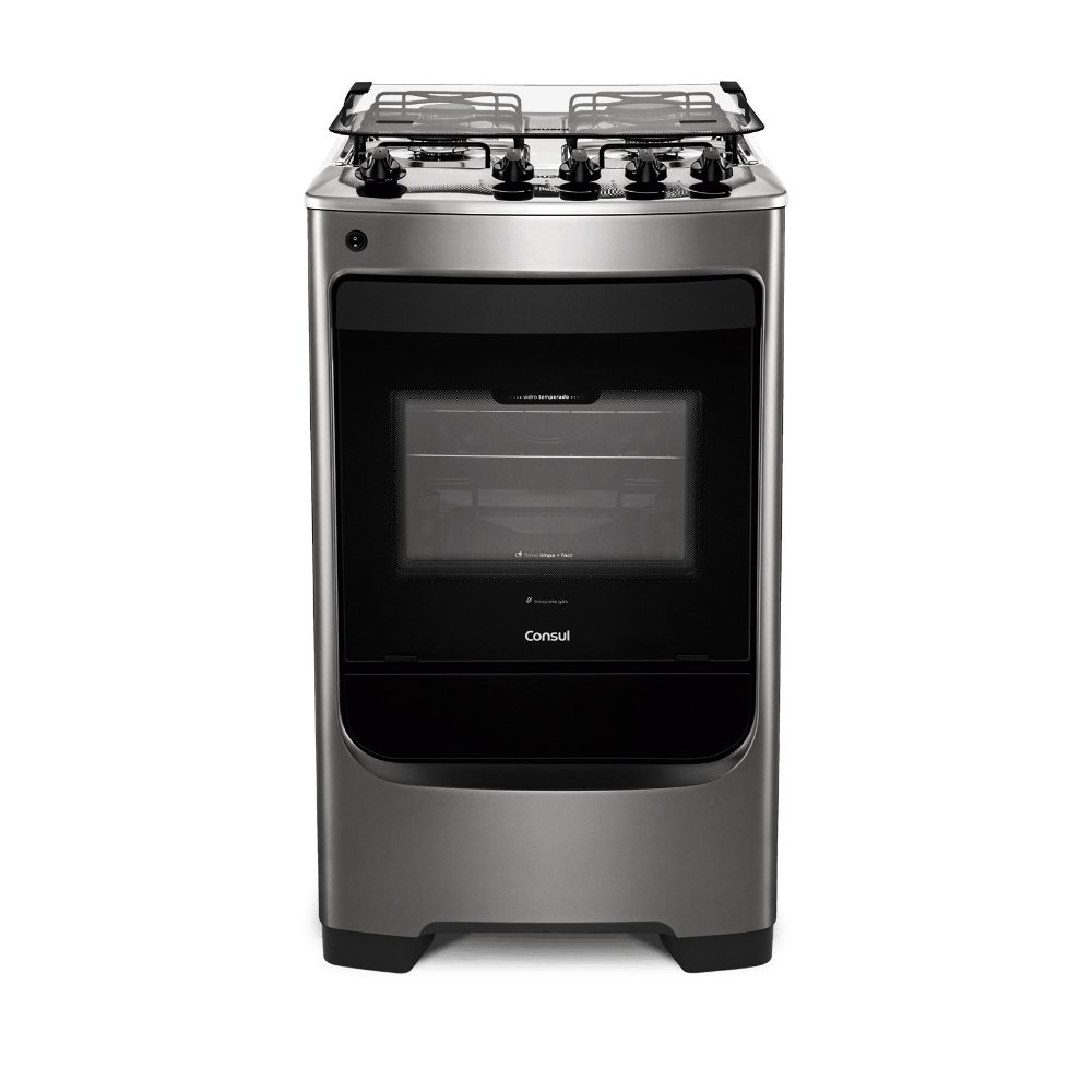 Fogão 4 Bocas Consul CF04NAR Acendimento Automático em Oferta na Shopee