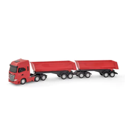 Caminhão Rodotrem Iveco S-Way Basculante 69cm Usual Brinquedos
