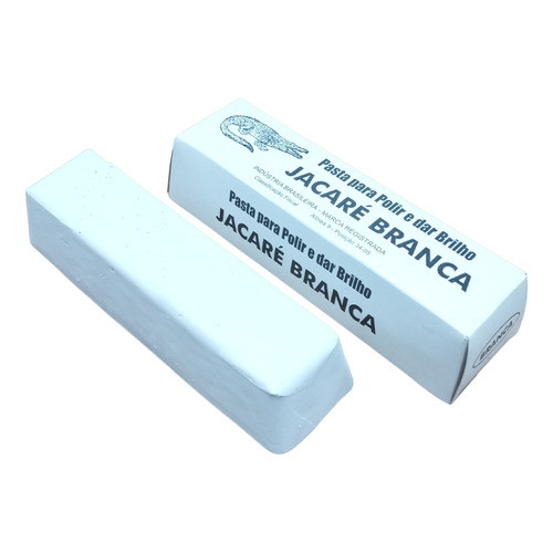 Pasta Polimento Resina Branco 400g Aço Alto Brilho Afiação