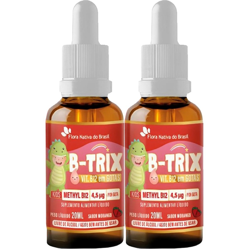 Vitamina B12 B-Trix Kids Gotas 2 X 20ml Flora Nativa