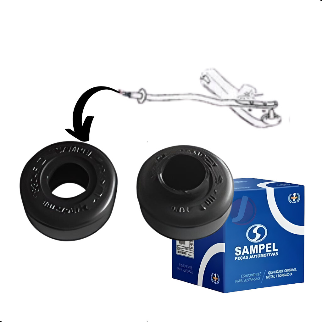 Kit Bucha Barra Tensora Dianteira Mitsubishi TR4 IO Sampel — imagem 2 de 2