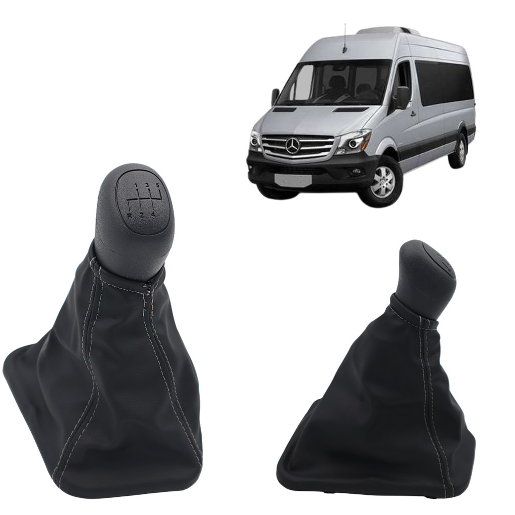 Kit Coifa Cambio Bola Manopla Sprinter 5M 2003 04 05 06 07 08 09 10 2011 Grafite