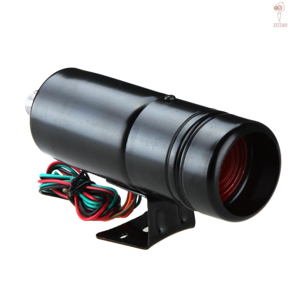 Tacômetro Ajustável 1K-11K RPM Tacho Gauge Alumínio Shift Light Azul/Vermelho LED Luz Superfície Preta