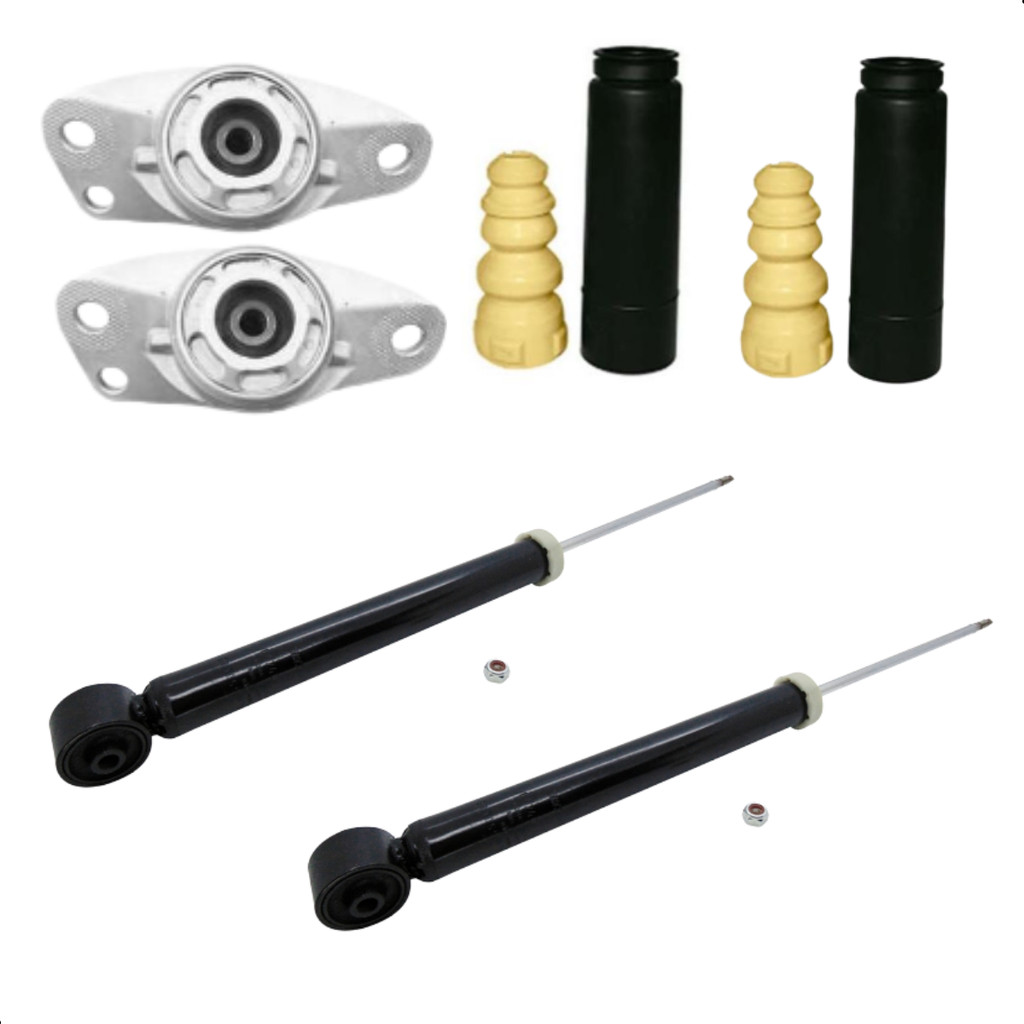 Amortecedor Traseiro Bucha 10mm Jetta + Kit Coxim Batente