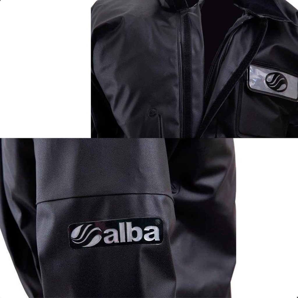 Capa de Chuva Motoqueiro Alba Europa Masculino TAM EGG Preto em Oferta na Shopee