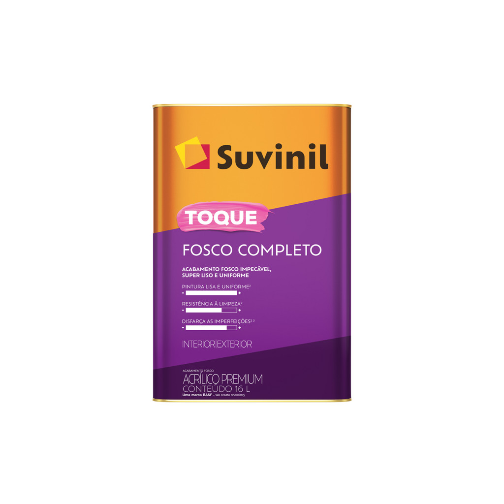 Tinta Base Toque Fosco Completo Cinzas Mais Vendidos 16L Suvinil