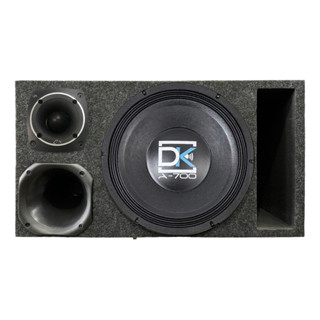 CAIXA TRIO DUTO RÉGUA ALTO FALANTE DK ÁUDIO A 700 COMPET em Oferta na Shopee