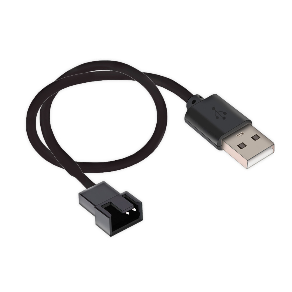 ADAPTADOR COOLER FAN 4 PINOS PWM CONVERSOR PARA USB DIRETO, ESTUFA GROW, VENTOINHA 3 PINOS CULTIVO