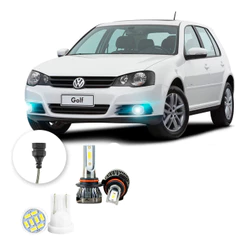Ultra Led Nano 22000lm Volkswagen Golf 2007-2013 Farol Milha