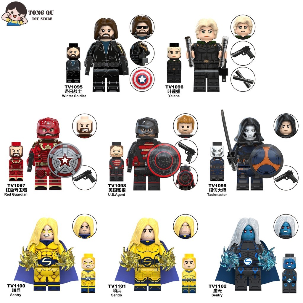 Crianças brinquedos presentes de natal decorações de mesa agente especial blocos de construção em Oferta na Shopee