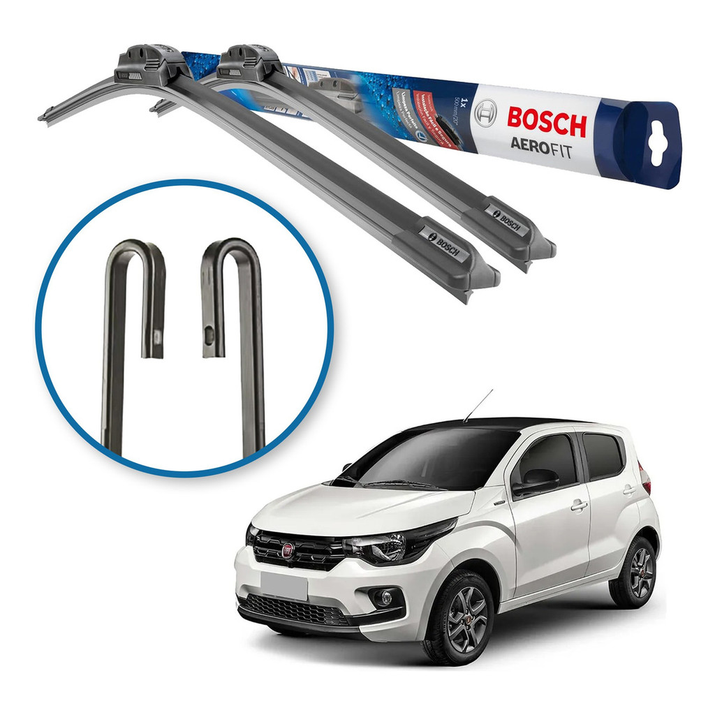 Palheta Limpador Parabrisa Original Bosch Fiat Mobi 2016 a 2020 em Oferta na Shopee