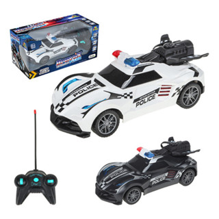 Carrinho De Controle Remoto Polícia 7 Funções Luzes Fumaça Cor Branco em Oferta na Shopee