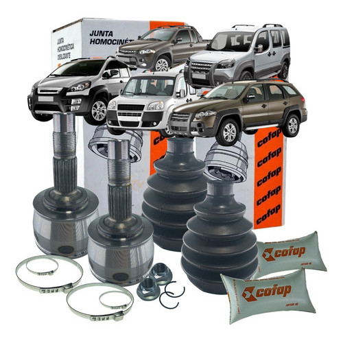 Par Junta Homocinética Roda Cofap Doblo Strada Idea Adventure Palio Weekend 2011 2012 2013 A 2022