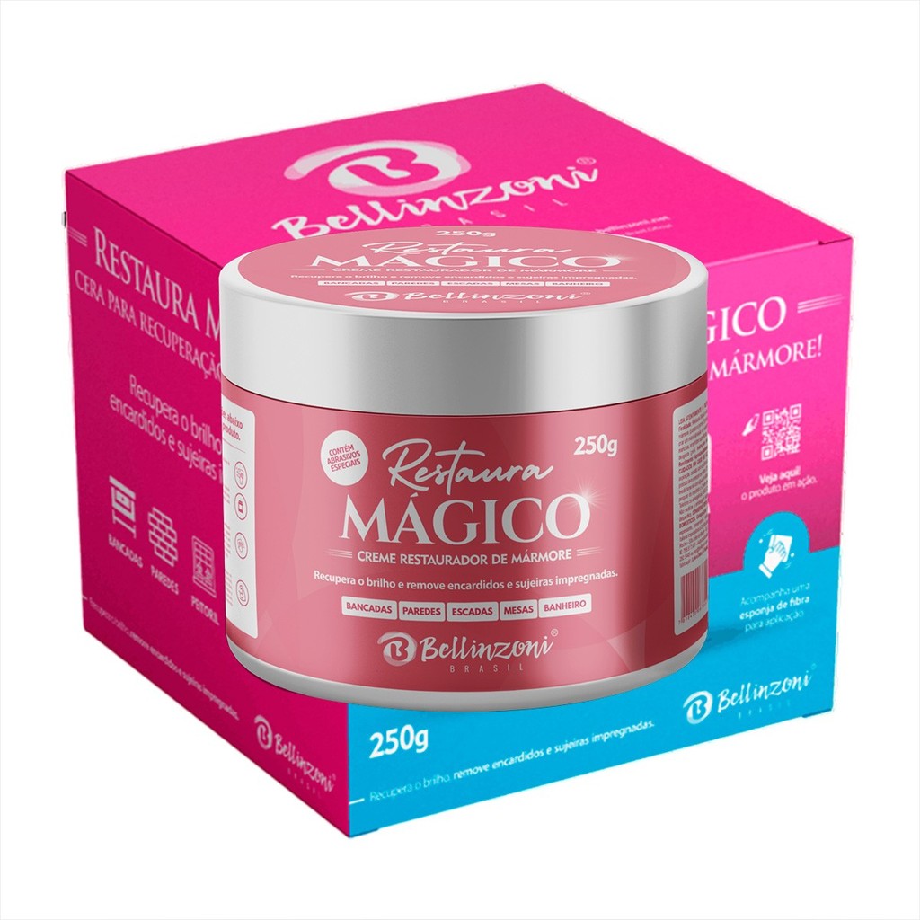 Magico Restaura Bancadas Paredes Escadas 250g Bellinzoni
