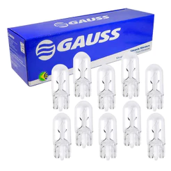 Kit 10x Lâmpada 2825 Pingão Meia Luz Painel 5W Caminhão 24V Caixa