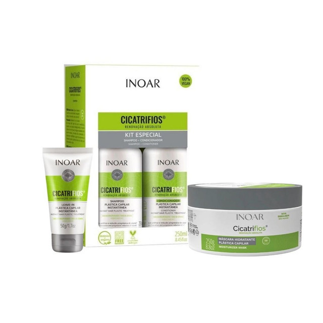 Inoar Cicatrifios Kit Renovação 4 Produtos