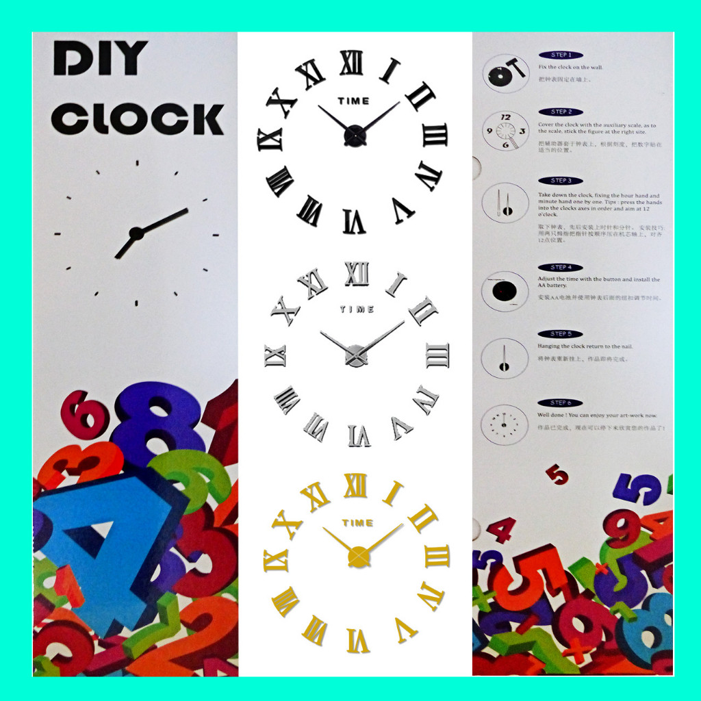 RELÓGIO DE PARADE 3D ROMANO - GRANDE  - HM TOYS em Oferta na Shopee