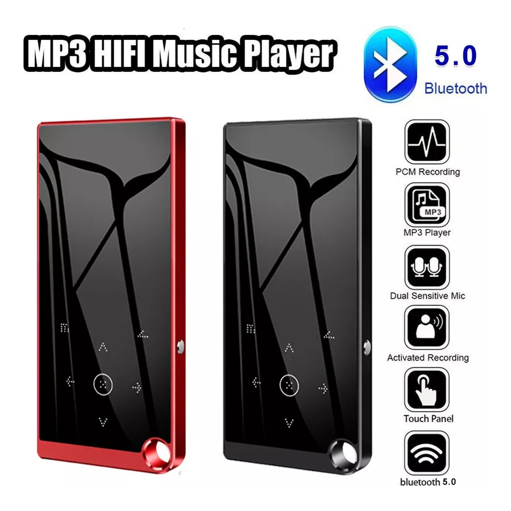 Leitor De Música Bluetooth Com Alto-falante Mp3 Mp4 Fm 8g em Oferta na Shopee