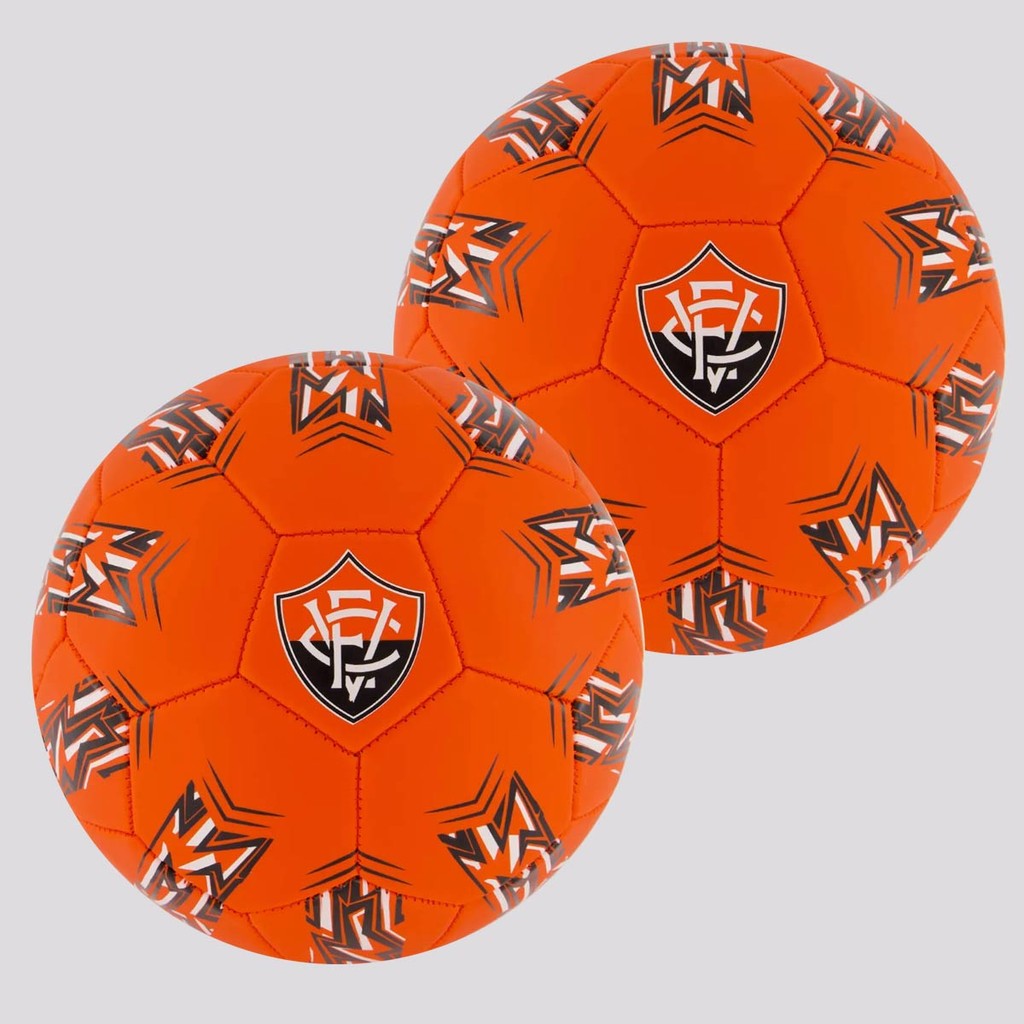 Kit 2 Bolas Vitória Estadios Campo Vermelha