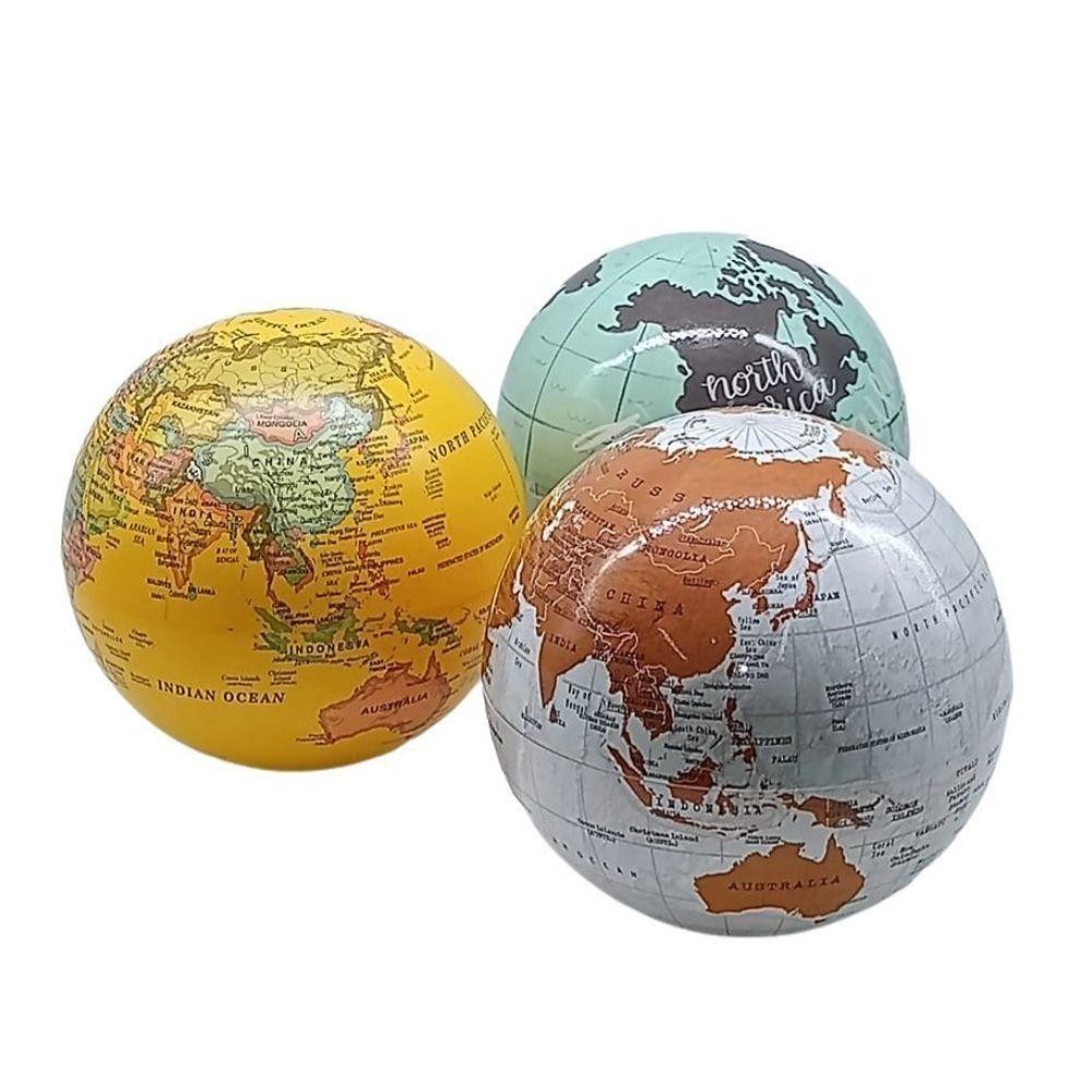 GLOBO TERRESTRE ILUMINADO GIRATORIO LUMINARIA MAPA MUNDI LED INFANTIL GIRA AUTOMATICO DECORAÇÃO