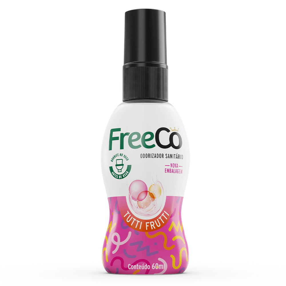 Bloqueador Odores Freeco 60ml kit 1 Original 1 Tutti Frutti — imagem 2 de 2