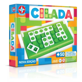 Jogo Cilada Estrela Brinquedo Pedagógico Raciocínio Lógico em Oferta na Shopee