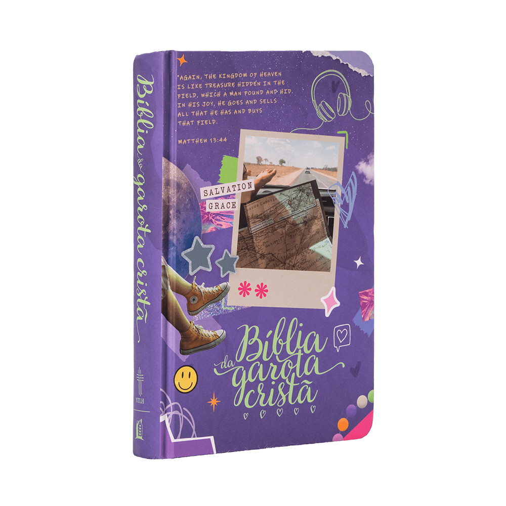 Bíblia da garota cristã: NTLH, capa dura roxa, Leitura Perfeita: Nova Tradução na Linguagem de Hoje em Oferta na Shopee