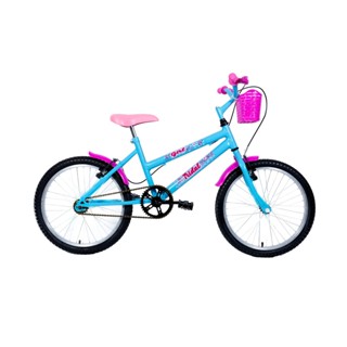 Bicicleta Infantil Aro 20 Girl MTB com Cestinha e Paralamas Tridal Bike em Oferta na Shopee