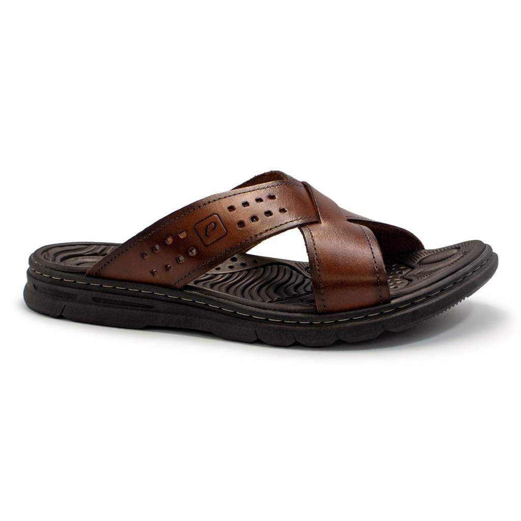 Chinelo Masculino Pegada Couro Confortável Estilo - Men Shoes
