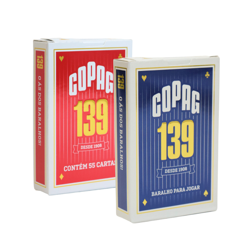 Kit 2 Jogo Baralho Profissional Copag 139 Original 54 Cartas