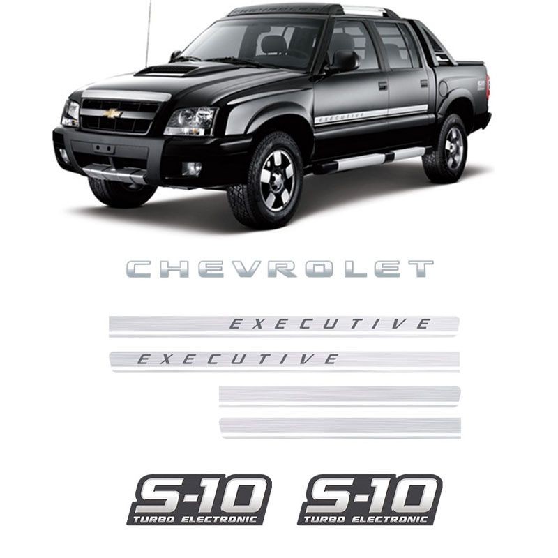 Adesivo Faixa S10 Preta Executive Chevrolet Turbo Eletronic em Oferta na Shopee