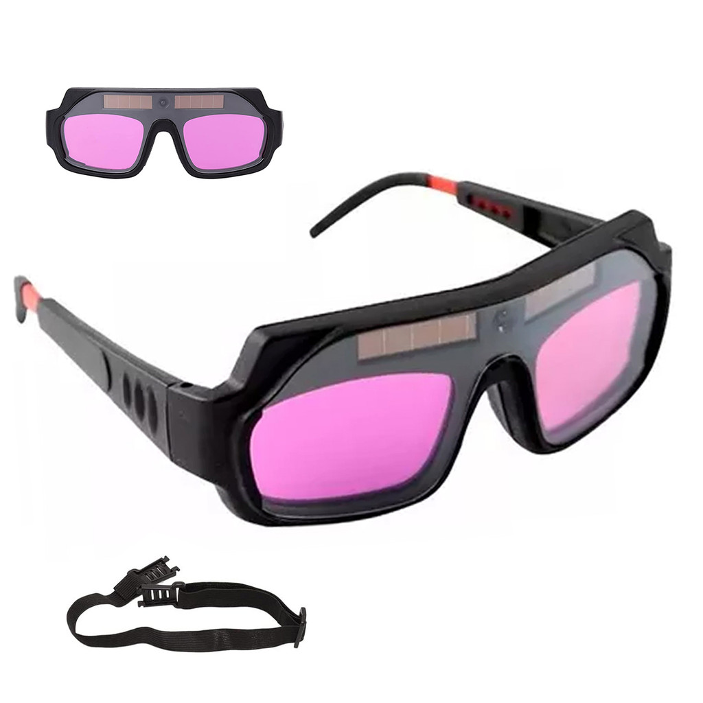Oculos de Solda Solar EPI Escurecimento Automatico Anti Reflexo UV Soldador Eletrodo Segurança Proteçao Resistente
